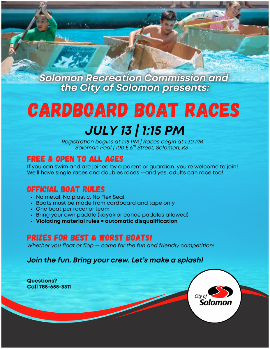 2025 Cardboard Boat Races Flyer