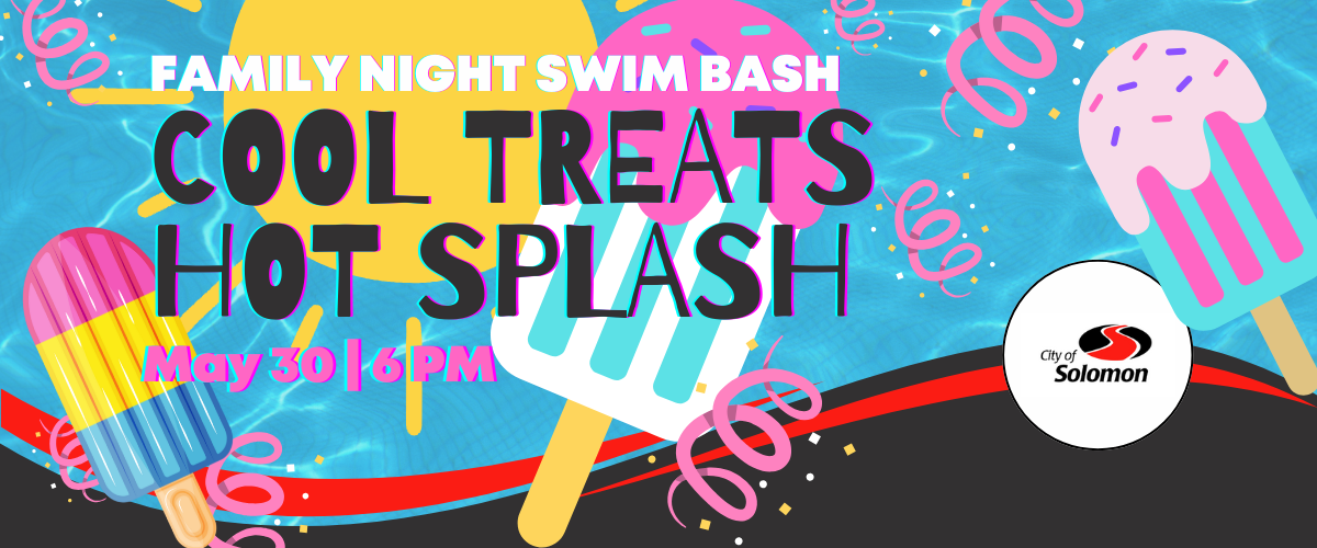 Family Night Swim May 30 at 6 pm Ice Cream Social