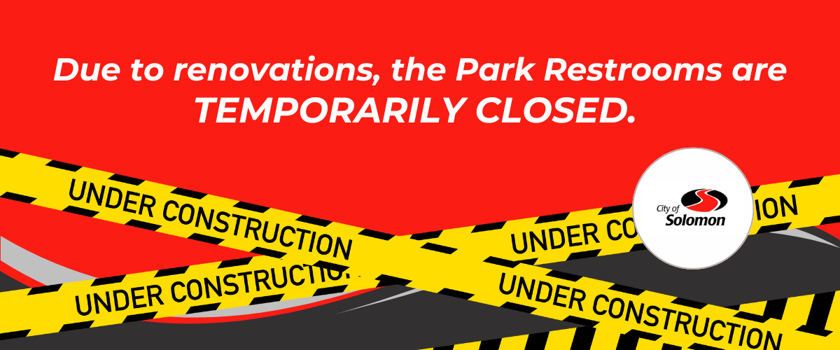 City Park Restroom Temporarily Closed