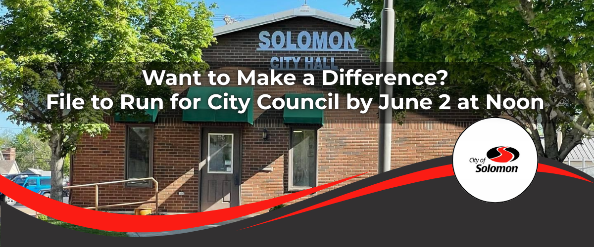 Want to make a difference?  Join the City Council