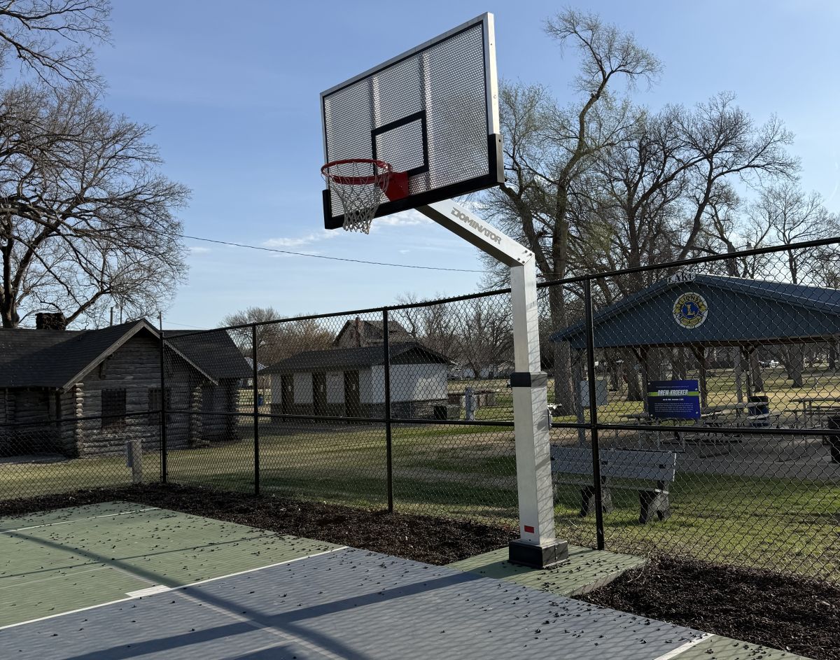 New Basketball Goal in Honor of Drew Kroeker