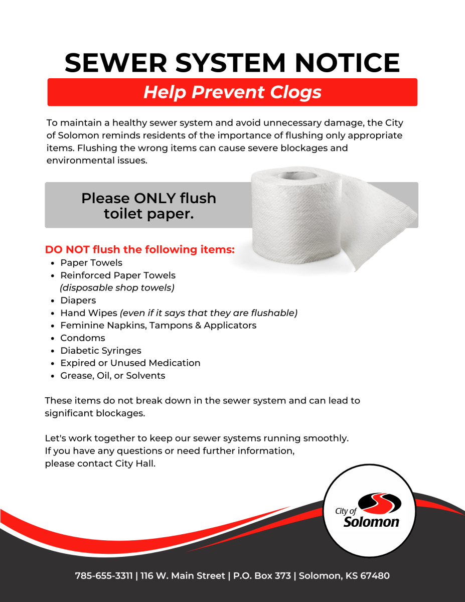 2025 Sewer System Notice
